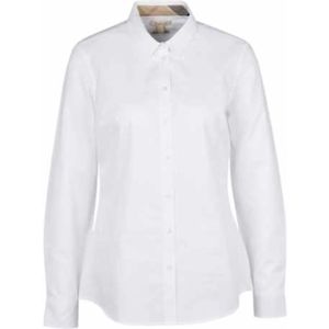 Barbour, Dames, Blouses & Shirts, Wit, Maat: XL Katoen,