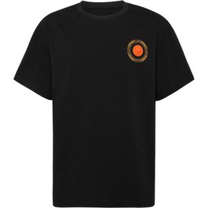 Plein Sport, Heren, Tops, Zwart, Maat: XS Katoen,