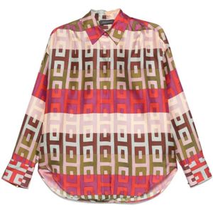 Lorena Antoniazzi, Dames, Blouses & Shirts, Veelkleurig, Maat: L Zijde,