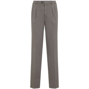 Brunello Cucinelli, Heren, Broeken, Bruin, Maat: 2XL Katoen,