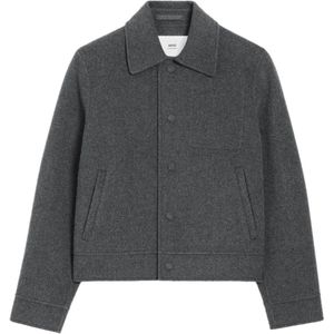 Ami Paris, Dames, Jassen, Grijs, Maat: M Kasjmier,