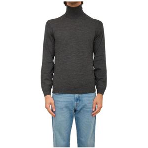 Hugo Boss, Heren, Truien, Grijs, Maat: L Wol,