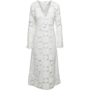 Sea NY, Dames, Jurken, Wit, Maat: XS Katoen,