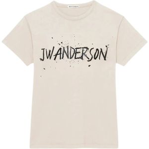 JW Anderson, Heren, Tops, Beige, Maat: S Katoen,