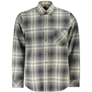 Hugo, Heren, Overhemden, Groen, Maat: S Katoen,