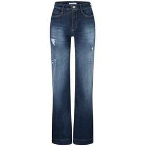 Mac, Dames, Jeans, Blauw, Maat: 2XS Denim,