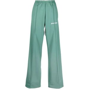 Palm Angels, Dames, Broeken, Groen, Maat: XS Poliester,