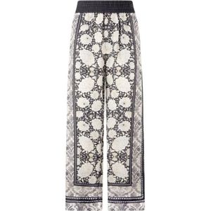 Roberto Cavalli, Heren, Broeken, Zwart, Maat: S Zijde,