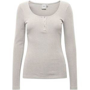 Ichi, Dames, Tops, Grijs, Maat: L