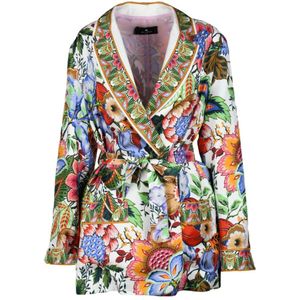 Etro, Dames, Jassen, Veelkleurig, Maat: XS Zijde,
