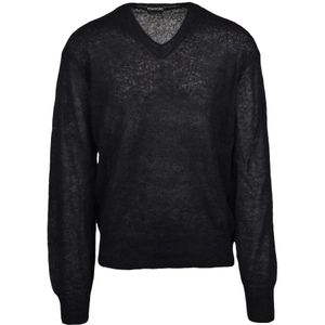 Tom Ford, Heren, Truien, Zwart, Maat: XL Wol,