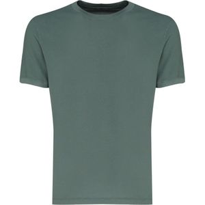 Zanone, Heren, Tops, Groen, Maat: L Katoen,