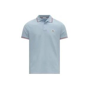 Moncler Polo Hemden , Blue , Heren , Maat: 4XL