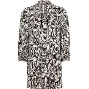 Obidi, Dames, Blouses & Shirts, Beige, Maat: M Zijde,