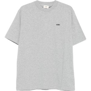 Autry, Heren, Tops, Grijs, Maat: L Katoen,