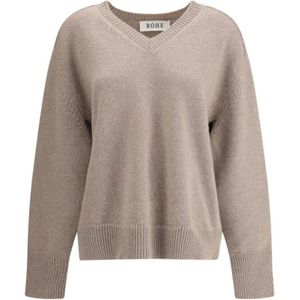 Róhe, Dames, Truien, Beige, Maat: S Wol,