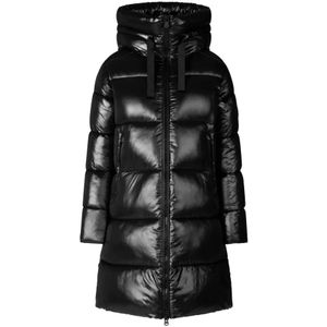 Save The Duck, Dames, Mantels, Zwart, Maat: XS