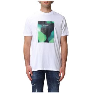 Karl Lagerfeld, Heren, Tops, Wit, Maat: M Katoen,