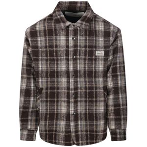 Dunst, Heren, Overhemden, Bruin, Maat: XL Flanel,