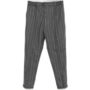 PT Torino, Heren, Broeken, Grijs, Maat: M Wol,