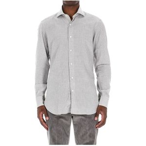 Barba, Heren, Overhemden, Wit, Maat: XL Katoen,