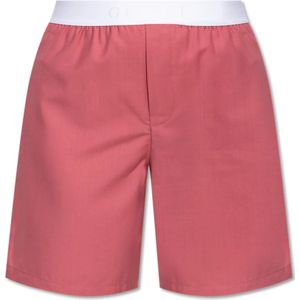 Gucci, Dames, Korte broeken, Roze, Maat: S Wol,