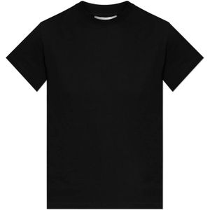 Studio Nicholson, Dames, Tops, Zwart, Maat: 3XS Katoen,