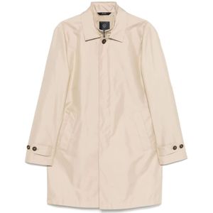 Fay, Heren, Mantels, Beige, Maat: S Katoen,