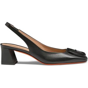 Santoni, Dames, Schoenen, Zwart, Maat: 36 1/2 EU Leer,