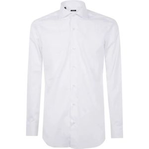 Barba Napoli, Heren, Overhemden, Wit, Maat: L