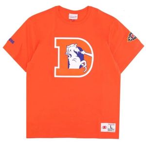 Mitchell & Ness, Heren, Tops, Oranje, Maat: XL