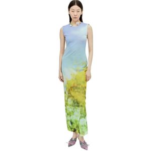 Acne Studios, Dames, Jurken, Veelkleurig, Maat: XS Nylon,