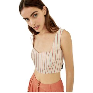 Silvian Heach, Dames, Tops, Beige, Maat: XS Katoen,