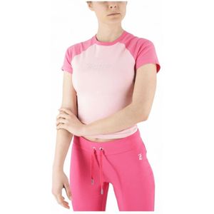 Juicy Couture, Dames, Tops, Roze, Maat: L Katoen,