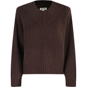 Staud, Dames, Truien, Bruin, Maat: XS Wol,