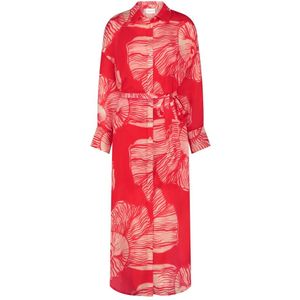 Fabienne Chapot, Dames, Jurken, Rood, Maat: XS Katoen,