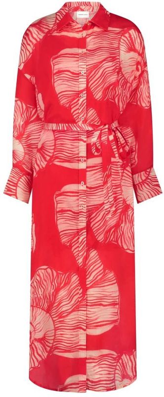 Fabienne Chapot, Dames, Jurken, Rood, Maat: XS Katoen,