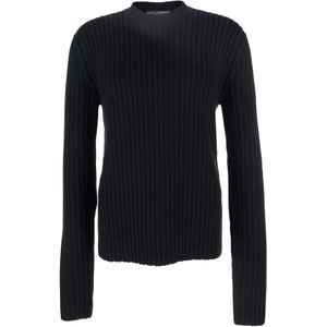 Dolce & Gabbana, Heren, Truien, Zwart, Maat: M Wol,