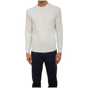 Corneliani, Heren, Truien, Wit, Maat: 3XL Wol,