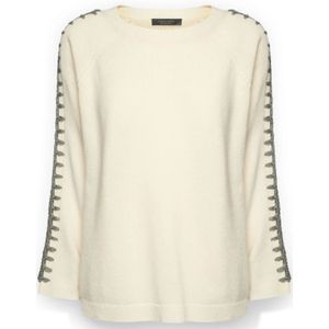 Elena Mirò, Dames, Truien, Wit, Maat: XS Wol,