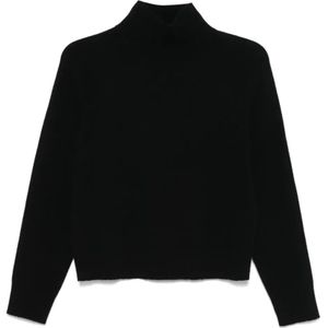 Vince, Dames, Truien, Zwart, Maat: L Wol,