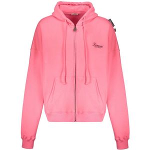 Isabella 1985, Heren, Sweatshirts & Hoodies, Roze, Maat: L Katoen,