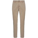 Boggi Milano - Stretch Katoenen Broek - Beige - Heren