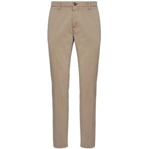 Boggi Milano - Stretch Katoenen Broek - Beige - Heren