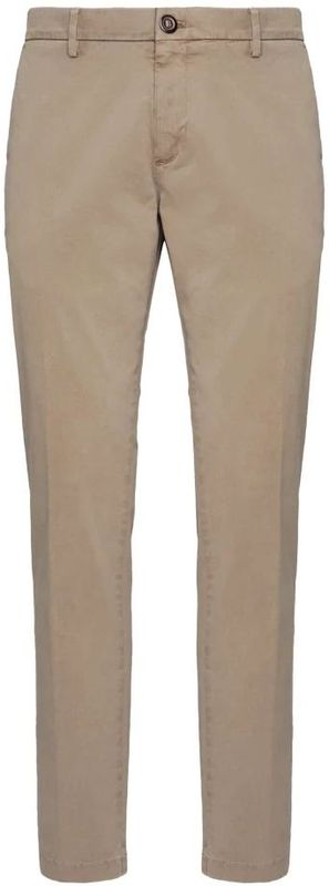 Boggi Milano - Stretch Katoenen Broek - Beige - Heren