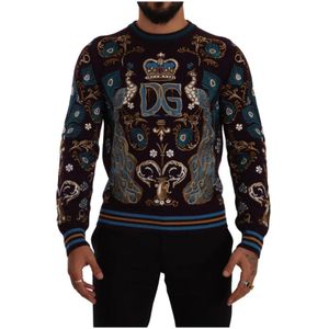 Dolce & Gabbana, Heren, Sweatshirts & Hoodies, Veelkleurig, Maat: L Kasjmier,