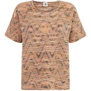 M Missoni, Dames, Tops, Veelkleurig, Maat: L Wol,
