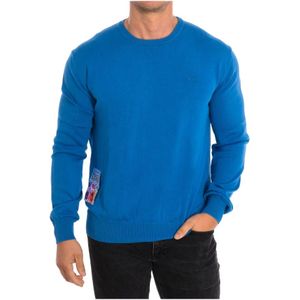 La Martina, Heren, Sweatshirts & Hoodies, Blauw, Maat: 2XL Jersey,