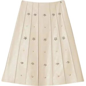 Twinset, Dames, Rokken, Wit, Maat: M Viscose,