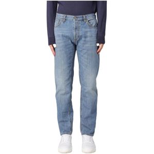 Dondup, Heren, Jeans, Blauw, Maat: W34 Katoen,